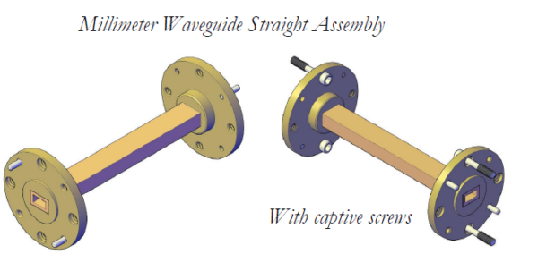 Millimeter Waveguide Straight Assembly